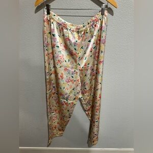 Vintage Victoria's Secret Floral Pajama Bottoms - Multicolor floral